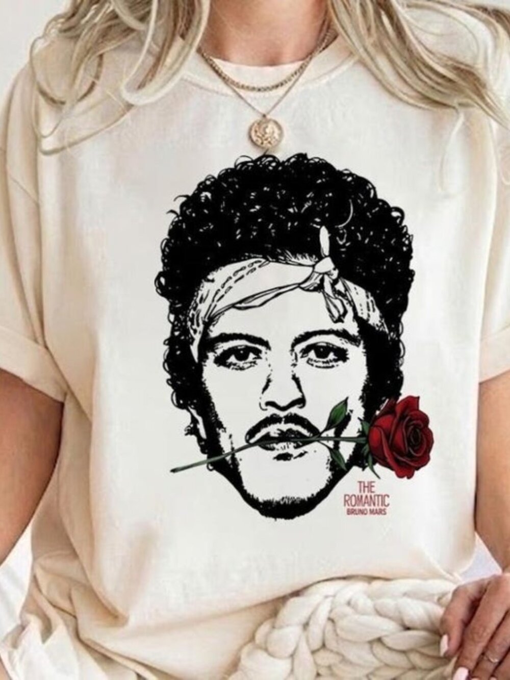 Bruno Mars Romantic Tour Shirt, Retro Pop Concert Tee
